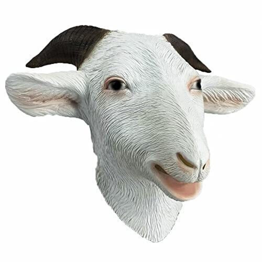 8496 Latex Antelope Head Mask Farmyard Animal Goat Mask Halloween Fantasy